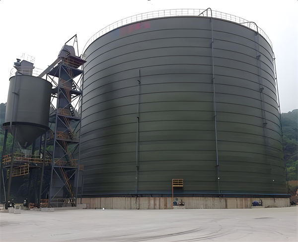 黑龙江大型粉煤灰储存钢板库施工建造